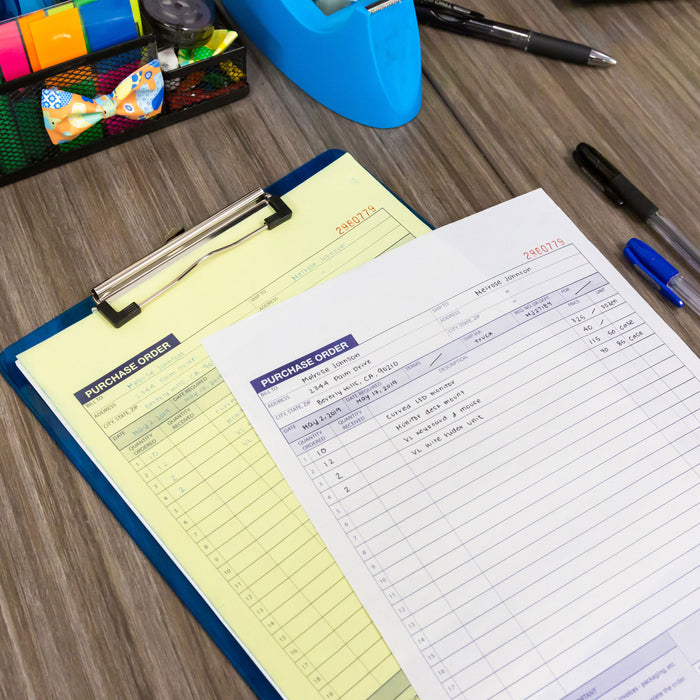 6 Receipt Book Purchase Order Carbonless Duplicate 2 Part 50 Sets Invoice Record