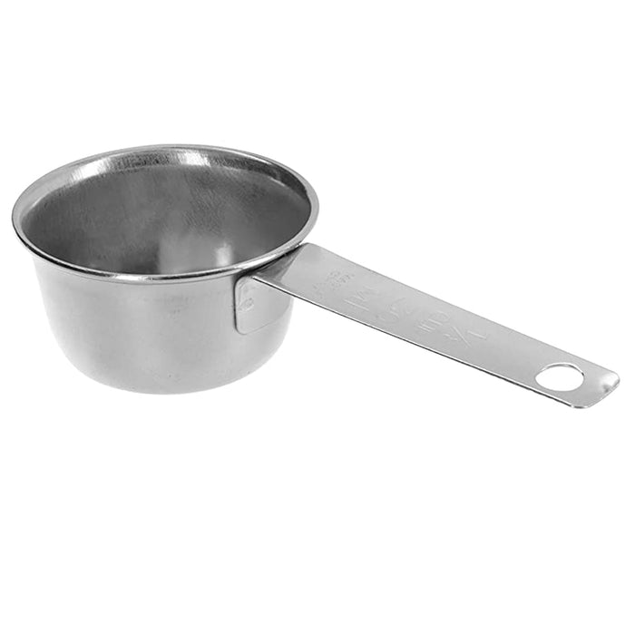 2 Measuring Spoon Handle 30mL Ground Coffee Stainless Steel Scoop Tea Sugar 1 Oz