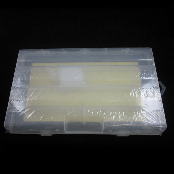 24 Compartment Organizer Plastic Bin Portable Parts Storage Container Case Bolts