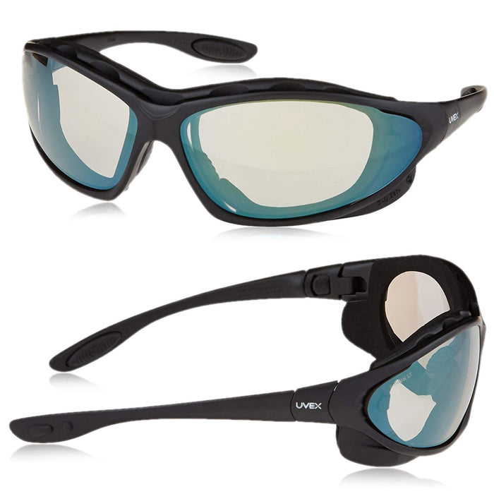 1 Uvex Seismic Sealed Safety Protective Eyewear SCT-Reflect 50 Uvextra Anti-Fog