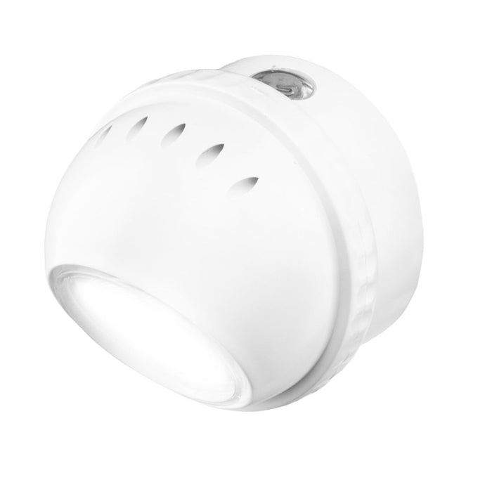 2 Pack Led Night Light Set Plug In Wall Lamp Automatic Sensor Lite Round Swivel