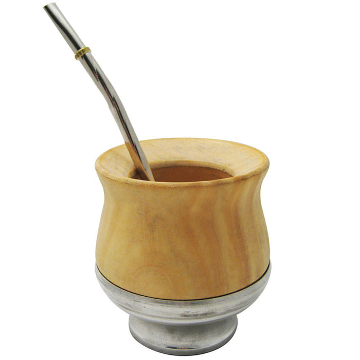 ARGENTINA MATE GOURD YERBA TEA WITH STRAW BOMBILLA KIT HEALTHY DIET DRINK 263 !
