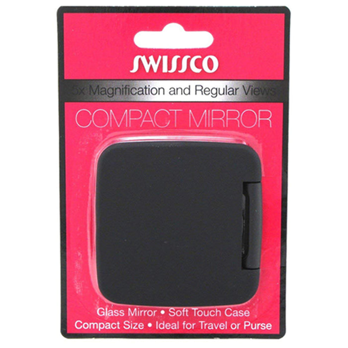 Lot of 2 Compact Hand Mirror Cosmetic Portable Folding Makeup Magnifying Square