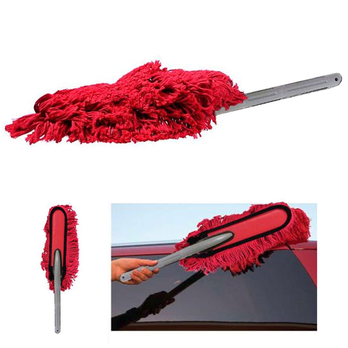 Auto Car Cleaning Dust Washer Brush Glass Cleaner Long-Reach Ceiling Duster Tool