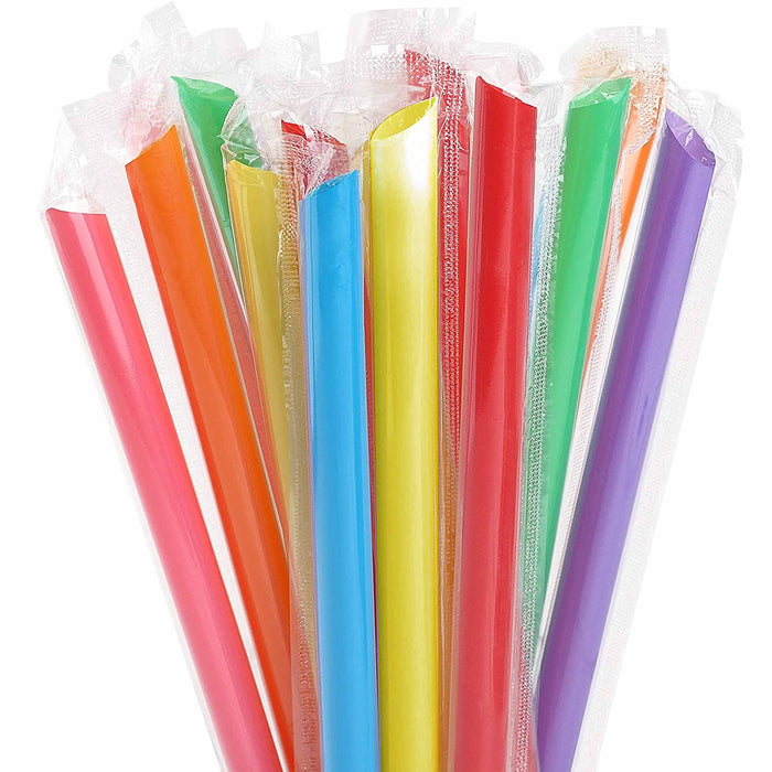 500 Extra Wide Jumbo Straws Boba Bubble Tea Drinking Smoothie  Milkshake Slushy