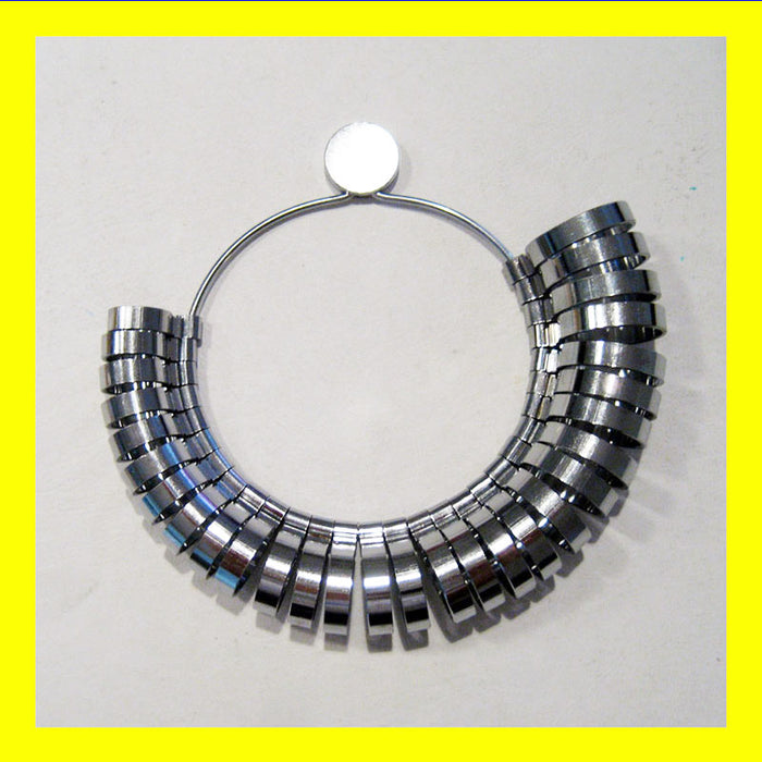 Ring Sizer Gauge Jewelers Finger Sizing Jewelry Tool 1 To 15 Wide Metal Tool Us