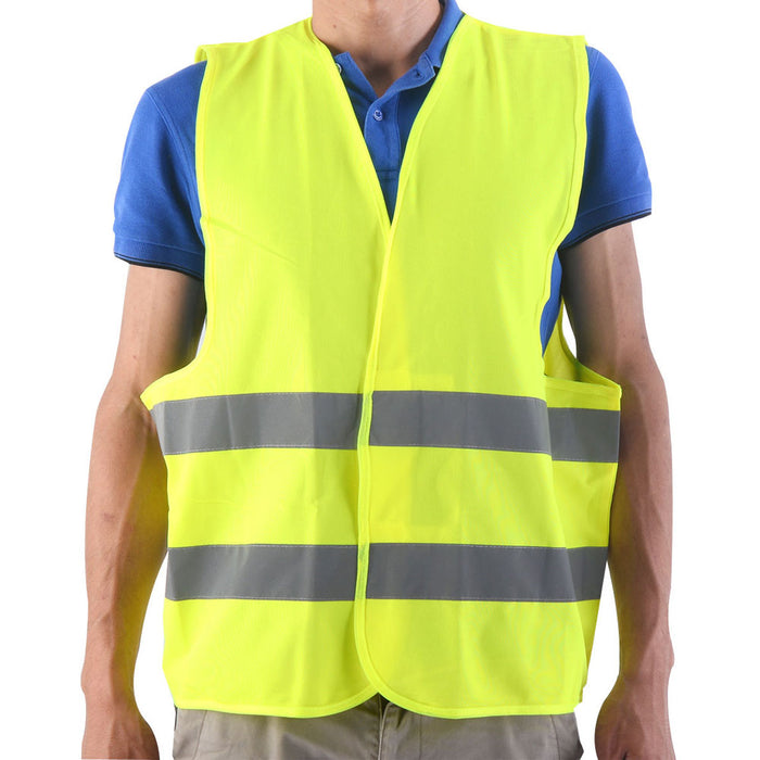 6 Pack High Visibility Reflective Safety Vest Strip School Construction Traffic