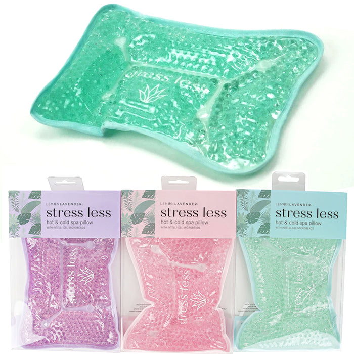 2 X Spa Bath Pillow Gel Micro Beads Warming Cooling Neck Cushion Hot Tub Bathtub