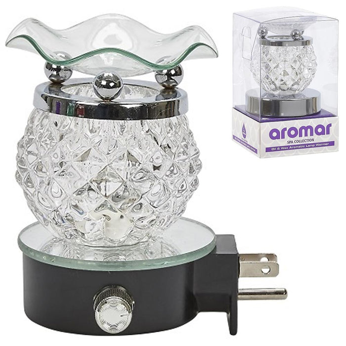 1 Electric Oil Warmer Fragrance Scented Lamp Burner Scent Air Fragrance Diffuser