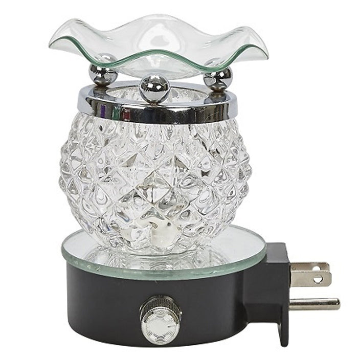 1 Electric Oil Warmer Fragrance Scented Lamp Burner Scent Air Fragrance Diffuser