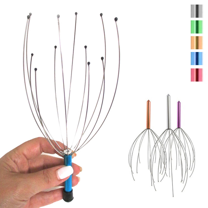 NEW Head Massager Scratcher Neck Massage Scalp Relax Calm Stress Relief Octopus