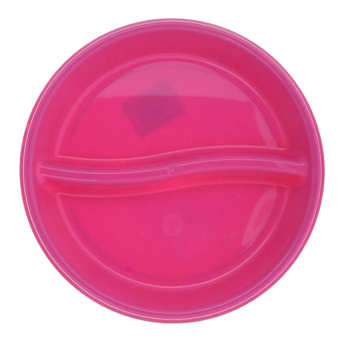 2 Microwave Plate Meal Measure Healthy Eating Portion BPA Free Dishwasher Safe