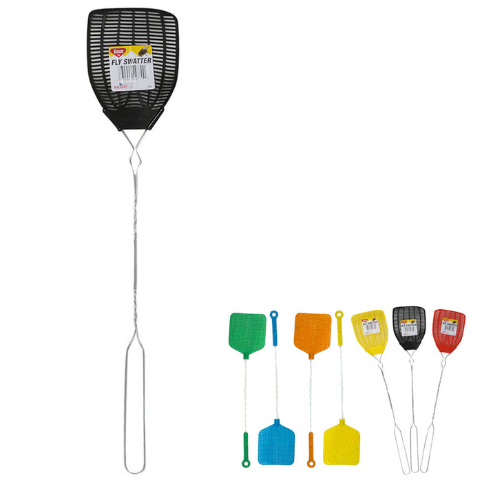 4 Heavy Duty Fly Swatter Wire Mesh Pest Control Bug Mosquito Insect Wasp Catcher