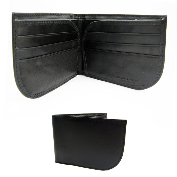 Travelon RFID Blocking Leather Front Pocket Wallet Id Card Mens Black Billfold