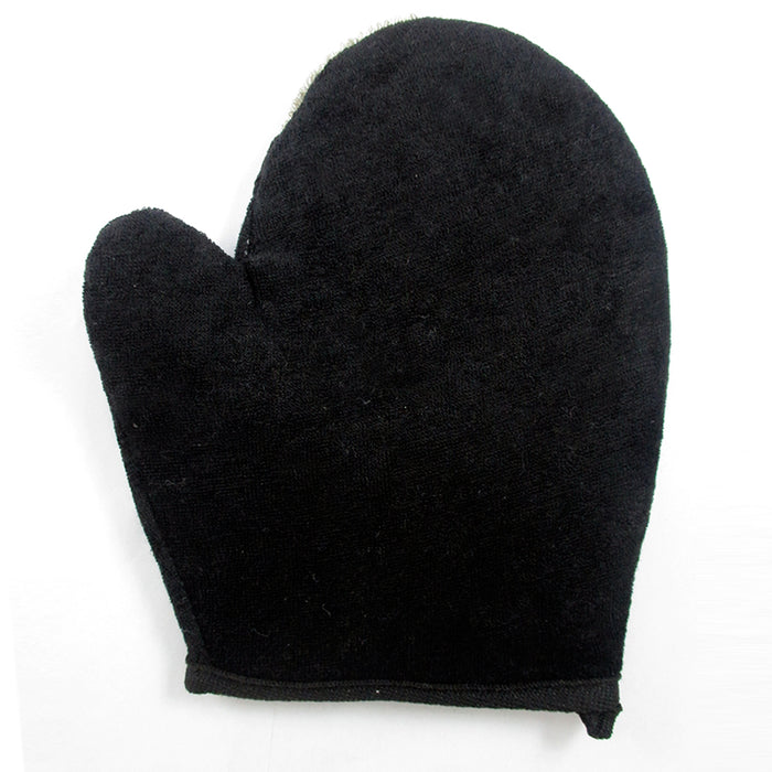 2 Pc Bath Glove Back Strap Wash Exfoliating Body Scrub Sponge Loofah Scrubber