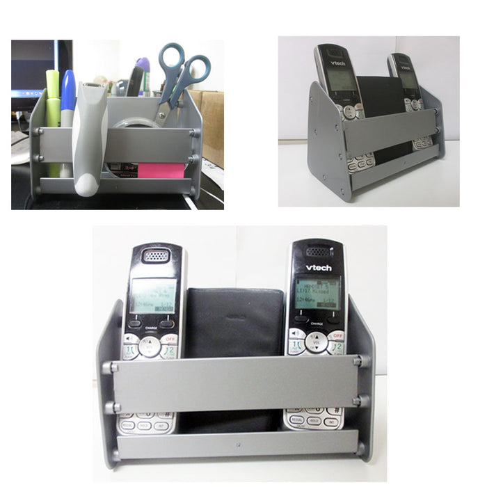 TV Remote Control Caddy Storage Holder Couch Arm Chair Desk Multi Rack Organizer