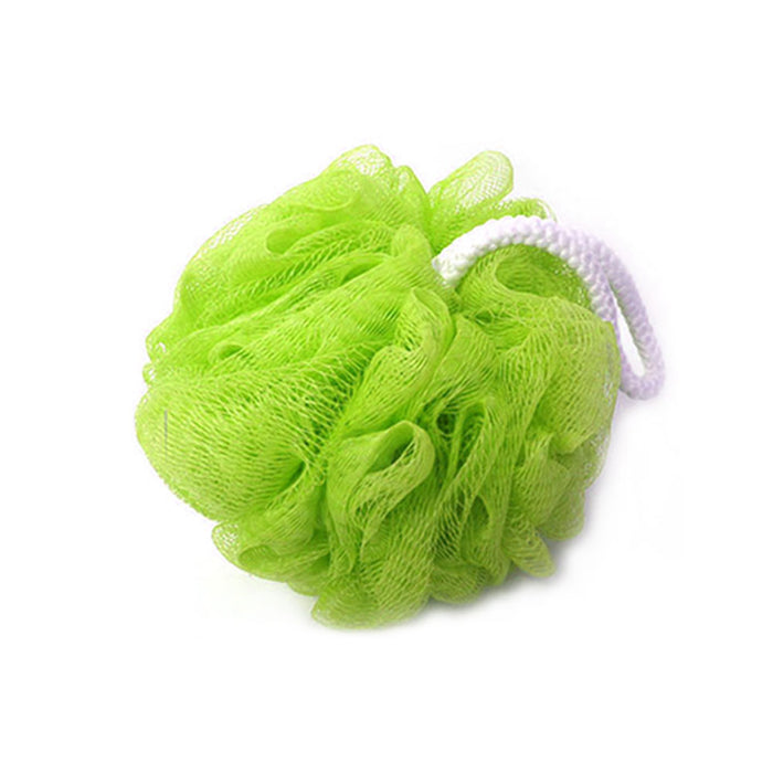 2 Bath Sponges Luffah Puff Shower Nylon Mesh Scrubber Exfoliating Body Massage