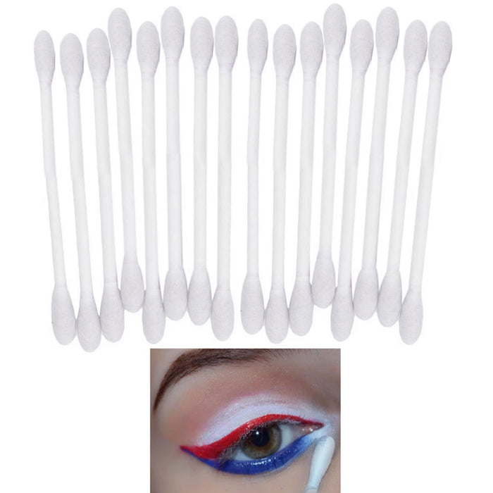 1200 ct Cotton Swabs Bud Double Tipped Tip Makeup Applicator Nail Polish Removal