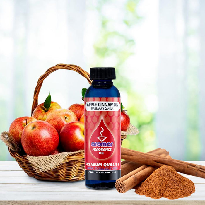 Apple Cinnamon Fragrance Oil Aromatic Scent Aromatherapy Air Diffuser Burner 2oz
