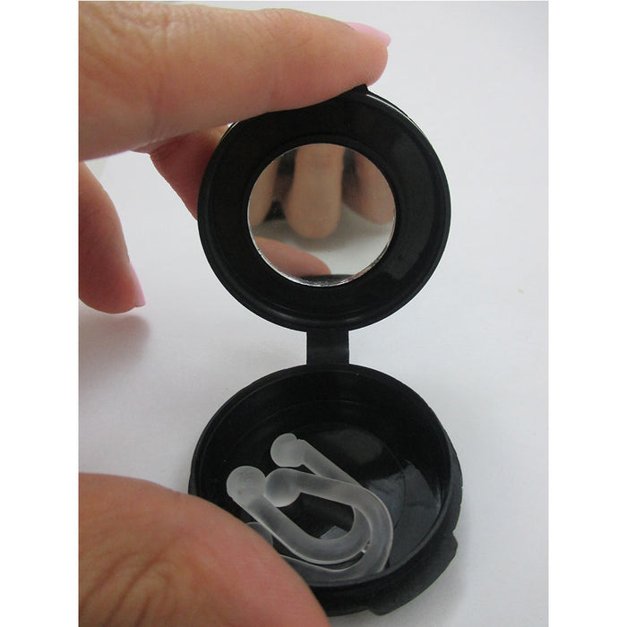 2 Pc Snore Free Anti Snorning Nose Clips Quiet Sleep Aid Night Gaurd On Tv 1Pack
