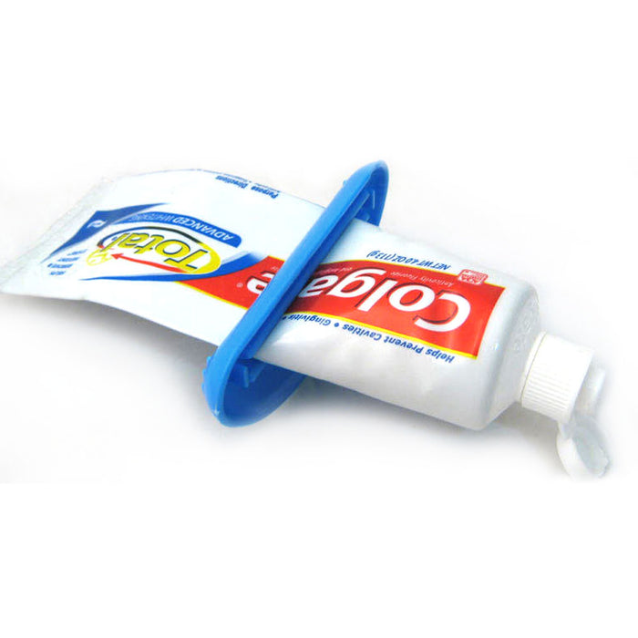 4 Toothpaste Squeezer Plastic Tube Ez Dispenser Bathroom Extract Holder Rolling