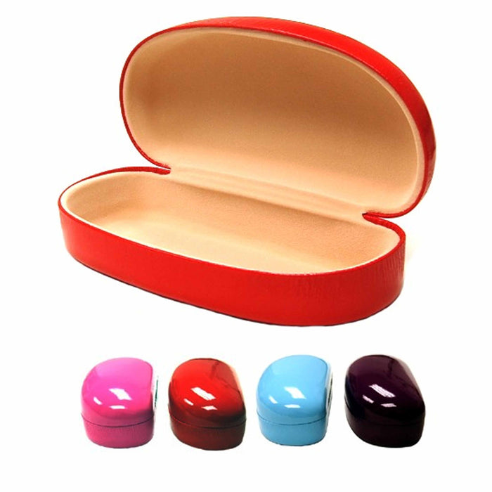 2 Pack Sunglasses Hard Case Eye Glasses Clam Shell Eyeglasses Box Large Holder