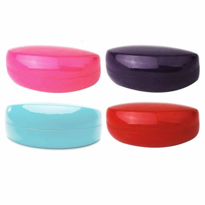 2 Pack Sunglasses Hard Case Eye Glasses Clam Shell Eyeglasses Box Large Holder