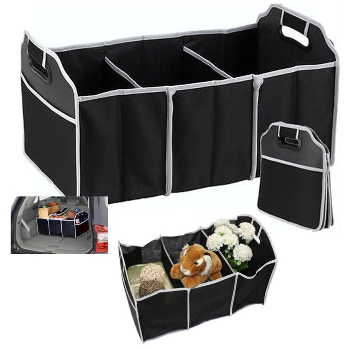 2 Trunk Organizer SUV Car Collapsible Storage Bin Sedan Van Grocery 21X13X13
