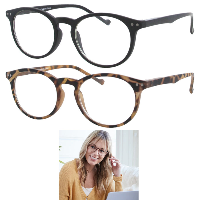 Blue Light Blocking Glasses Computer Gaming Retro Eyewear Vision Care Protection