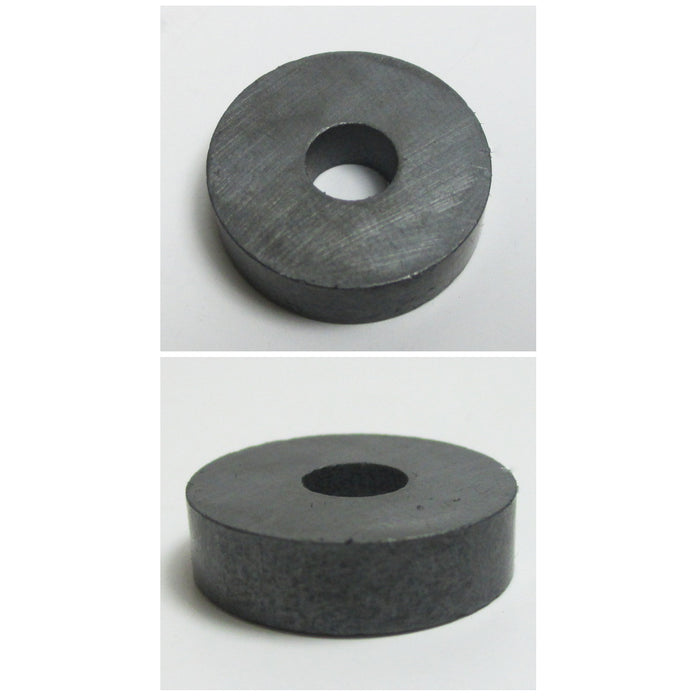 25Pc Round Magnets Ceramic Disc Ferrite 3/4" Strong Countersunk Ring Craft Thick