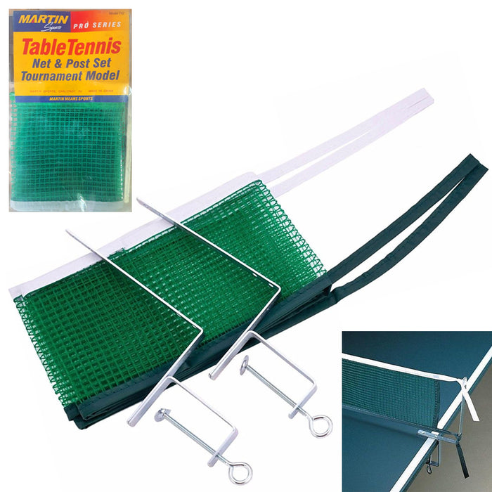 1 X Ping Pong Net Post Set Table Tennis Replacement Indoor Outdoor Sports Games