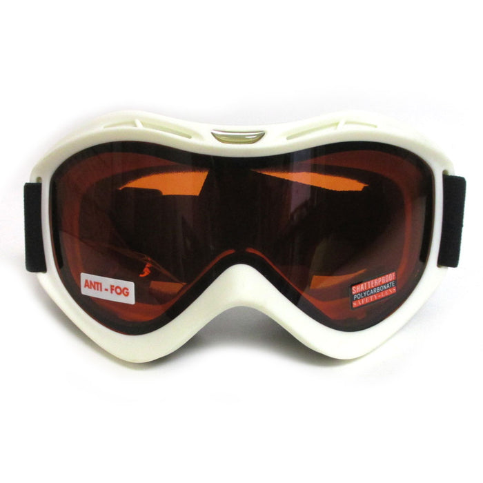 White Ski Snowboard Snowmobile Glasses Snow Ski Goggles Sport Eyewear Unisex