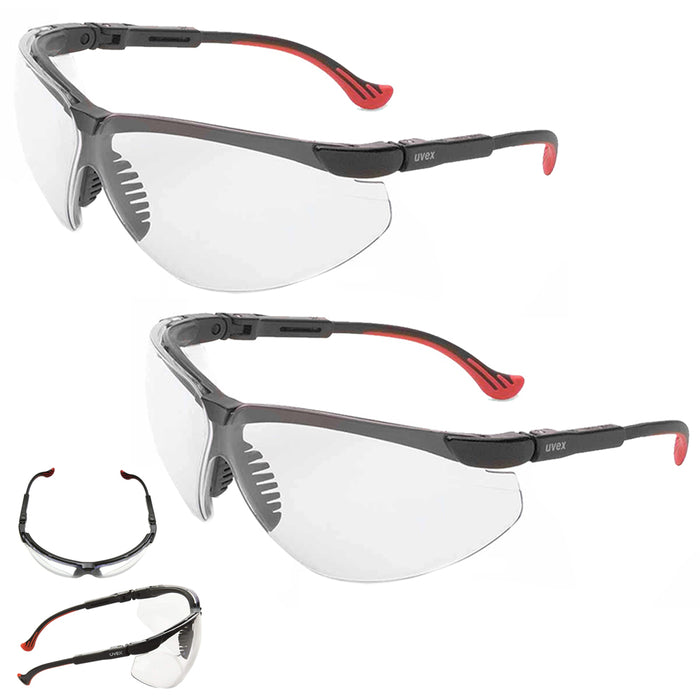 2 Pair Safety Glasses Clear Anti Fog Lens Work Eyewear Eye Protection ANSI Z87.1
