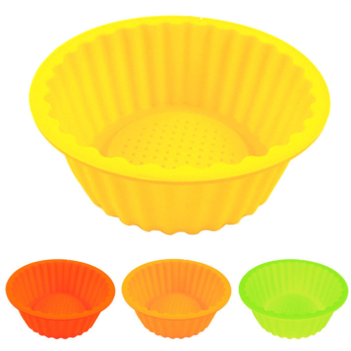 New 6" Round Silicone Cake Baking Mold Bake Brownie Dessert Pan Candy Chocolate