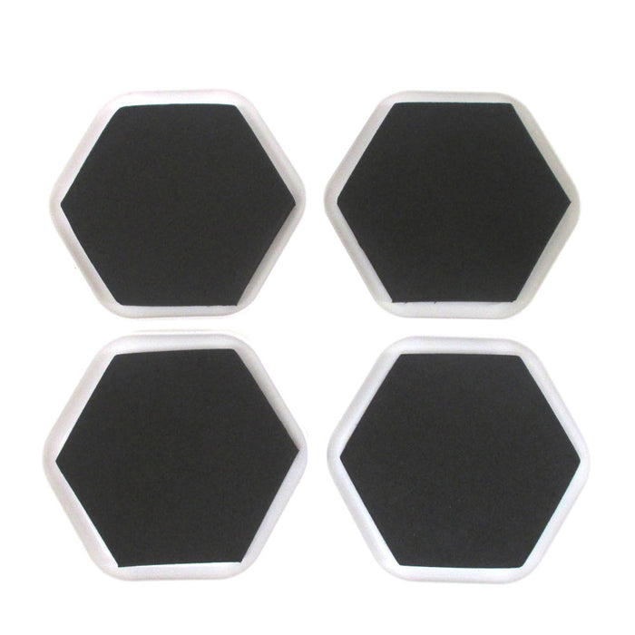 12 PC Soft Furniture Sliders Pads Magic Movers Floor Wood Carpet Floor Protector