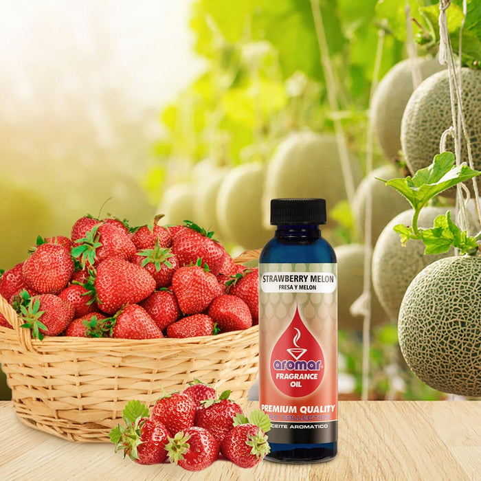 2 Strawberry Melon Fragrance Oil Aromatherapy Home Long Lasting Aromatic Scent