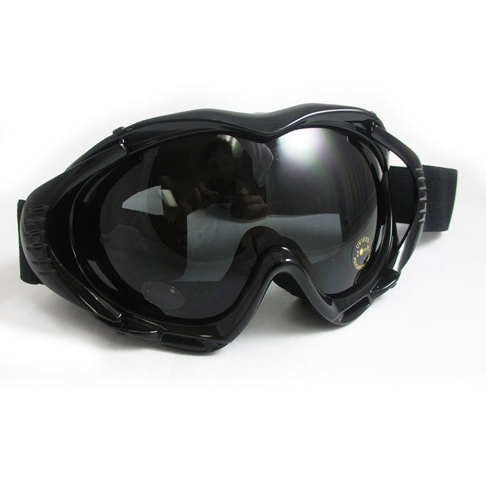 ATB Ski Snow Goggles Snowboard Lens Glasses Skiing Sun Sports Adult Unisex Black