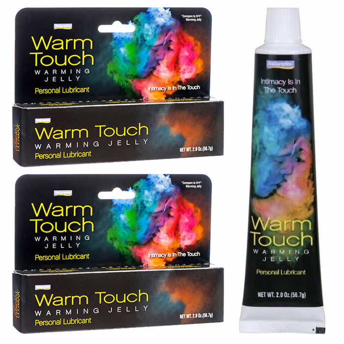 2 Pk Heating Personal Lubricant Lubricating Warming Lube Jelly Water Soluble 2oz