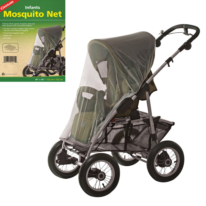 Coghlans Insect Fly Cover Mosquito Net Pram Baby Stroller Sun Dust Mesh Protect