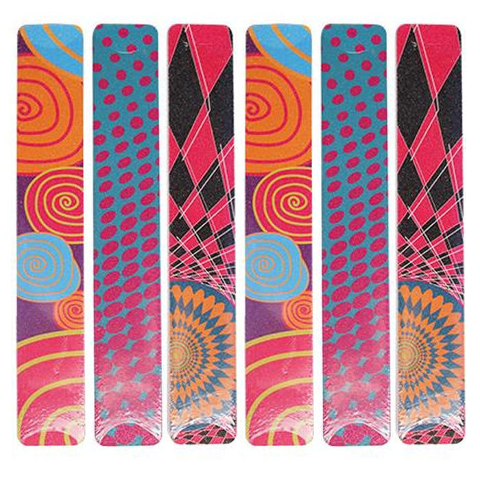 72 Pc Wholesale Large Nail Files Double Sided Manicure Emery Boards Wide Salon