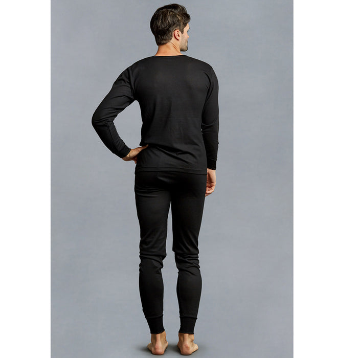 Mens Clothing Thermal Underwear Set Top Bottom Waffle Knit Soft Warm 2XL Knocker