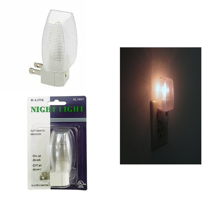 1 Wall Day/Night Automatic On/Off  Energy Saver Safety  Lamp Light Bulb Plug Lighting