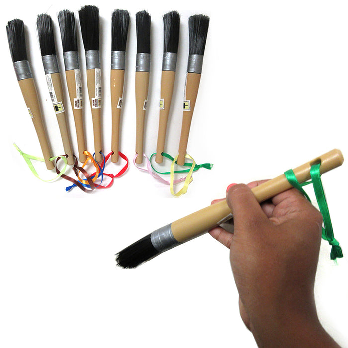 2 x 10.5" Parts Cleaning Brush PVC Hard Plastic Handle Hand Tool Nylon Bristles