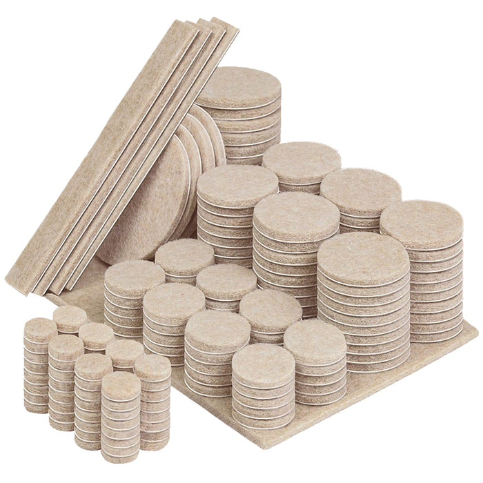 43 PCS Furniture Protection Pads Self Adhesive Floor Scratch Protector All Sizes