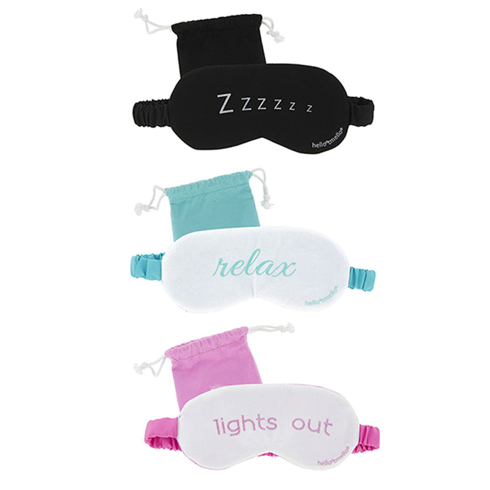Eye Mask Sleep Soft Padded Shade Cover Relax Sleeping Aid Blindfold Case Travel