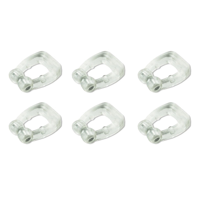 6 Pack Lot Stop Snoring Nose Clips Anti Snore Sleep Aid Apnea Device Night Tray