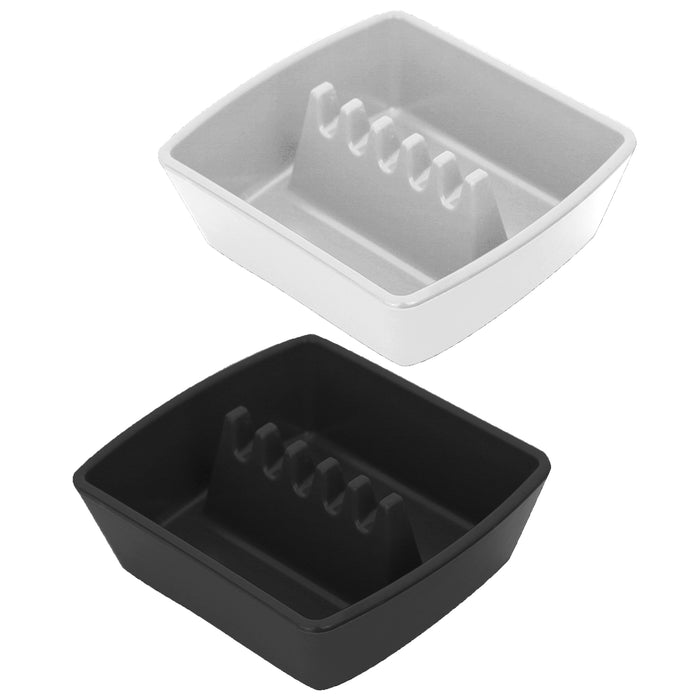 3pc Plastic Ashtray Butt Extinguisher Ashes Holder Ash Tray Home Bar Square 3.7"