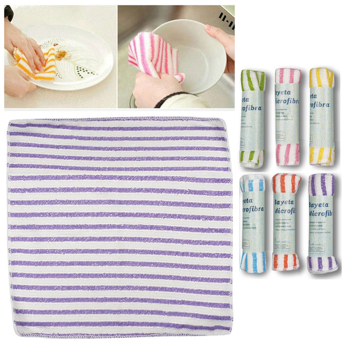6 Car Wash Microfiber Towel Auto Cleaning Drying Cloth Detailing Super Absorbent