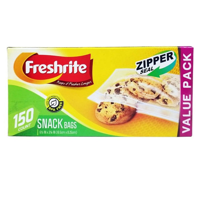300 Zipper Seal Sandwich Snacks Bags Lunch School Food Storage BPA Free Kitchen