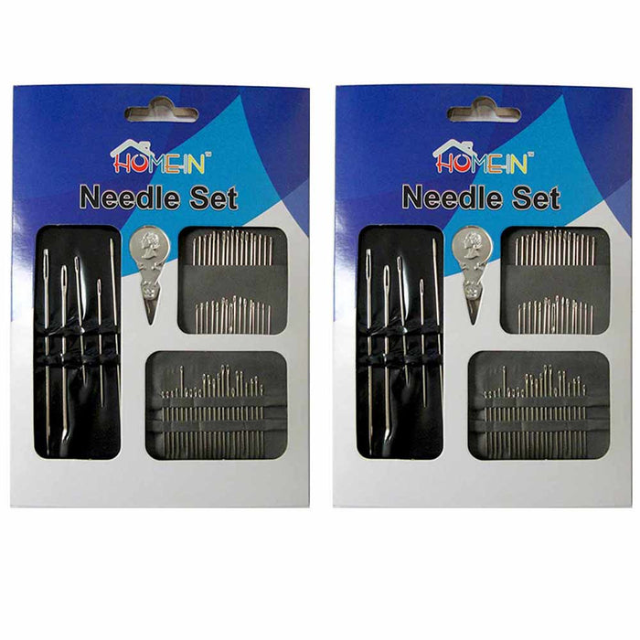 120pc Assorted Hand Sewing Needle Kit Set Thread Embroidery Threading Craft Tool